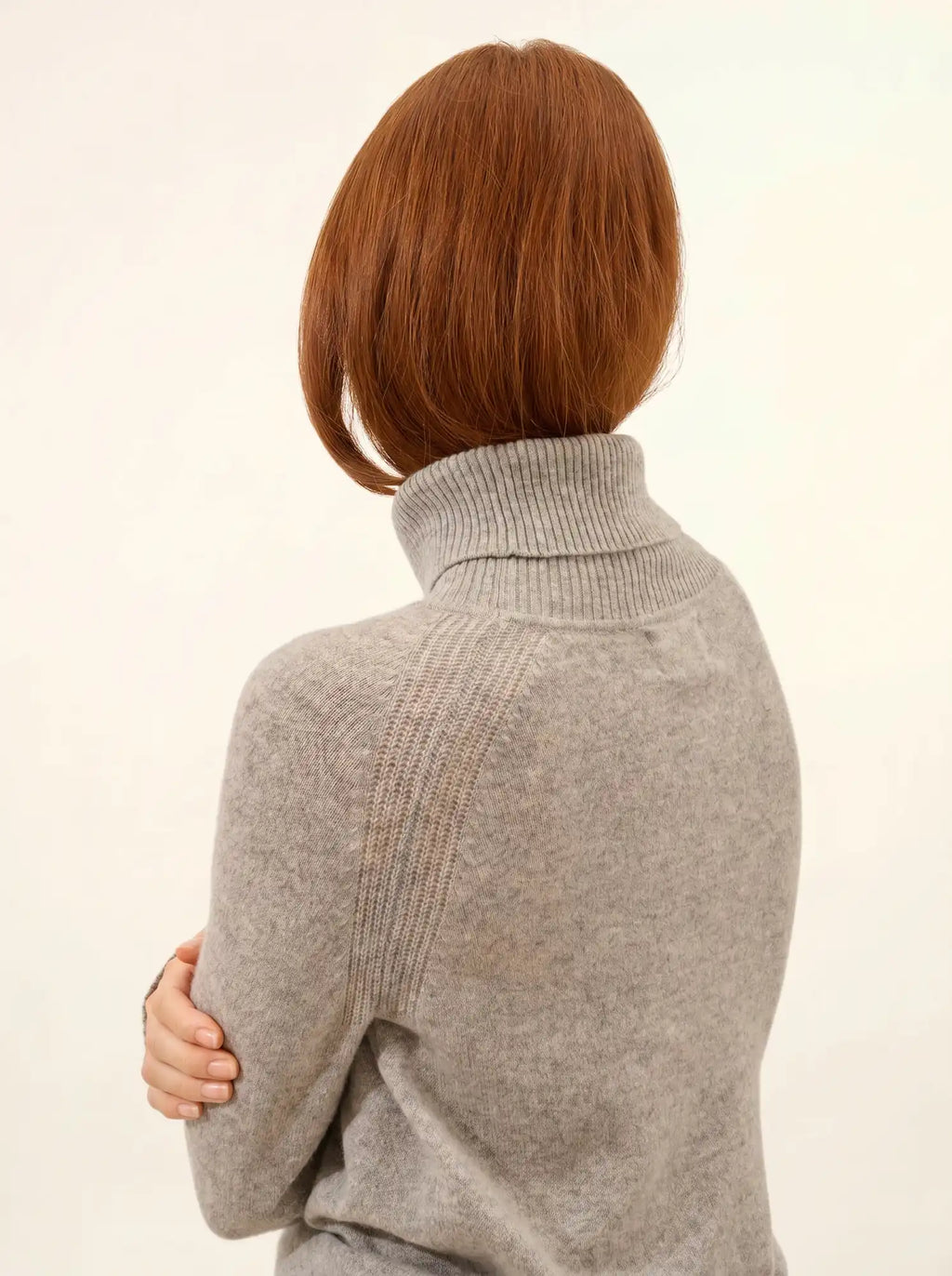 LILLY pullover rollkragen wolke meliert