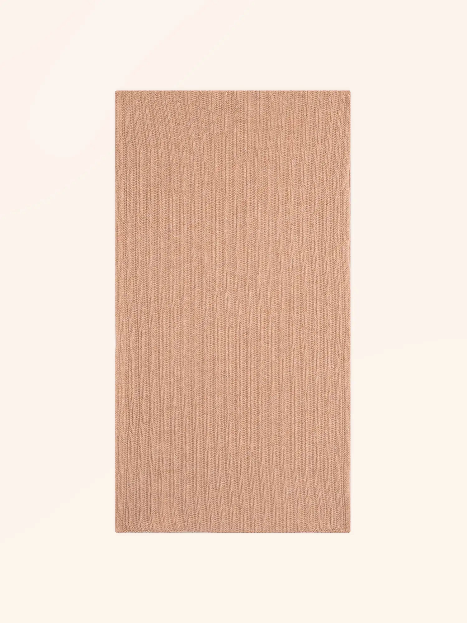 HUTTON tour de cou 4 fils camel chiné