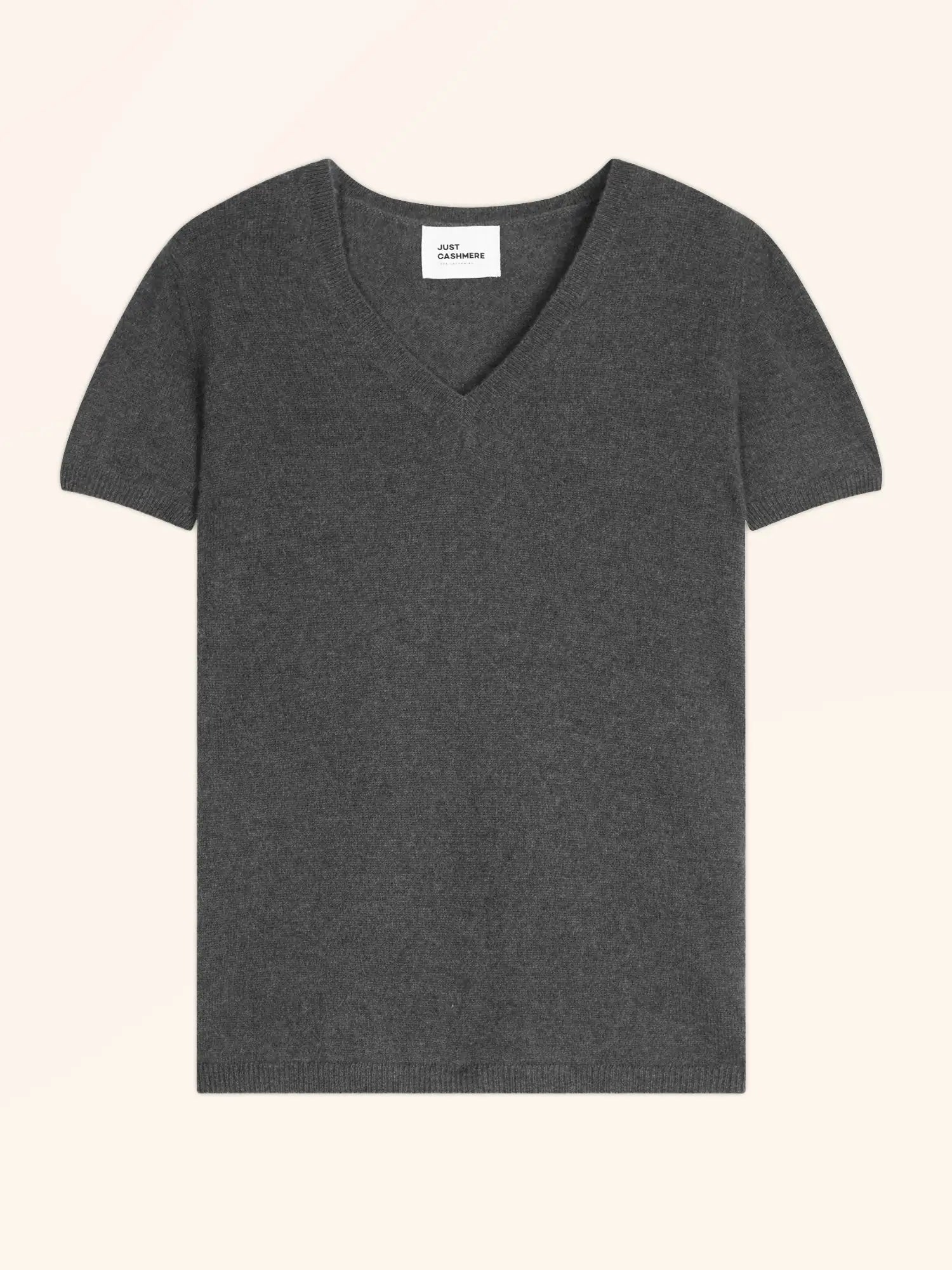 GLAMIS t-shirt v-ausschnitt anthrazit meliert