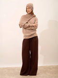 CLEO Mütze 4-fädig Camel meliert