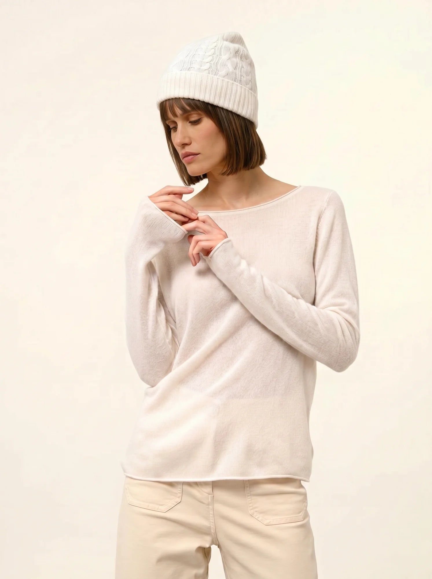 CLEO bonnet 4 fils neige