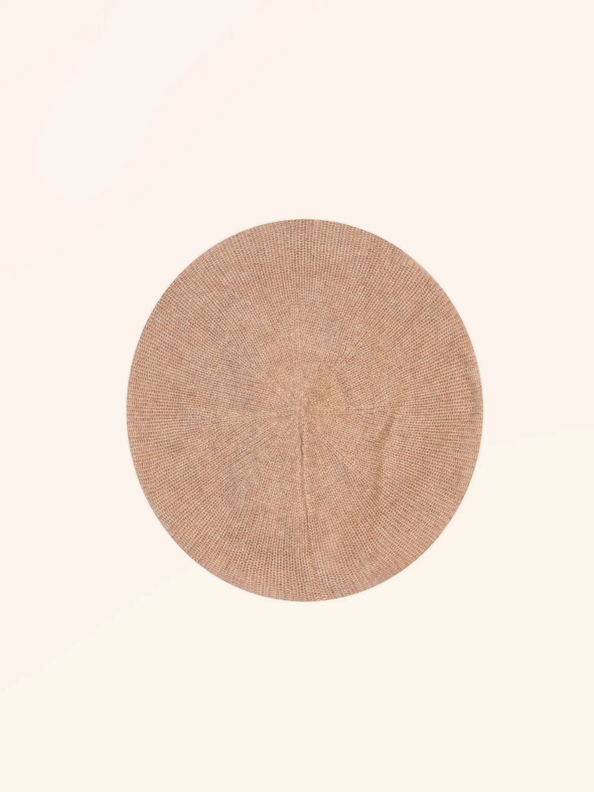 PARIS Baskenmütze 4-fädig Camel meliert