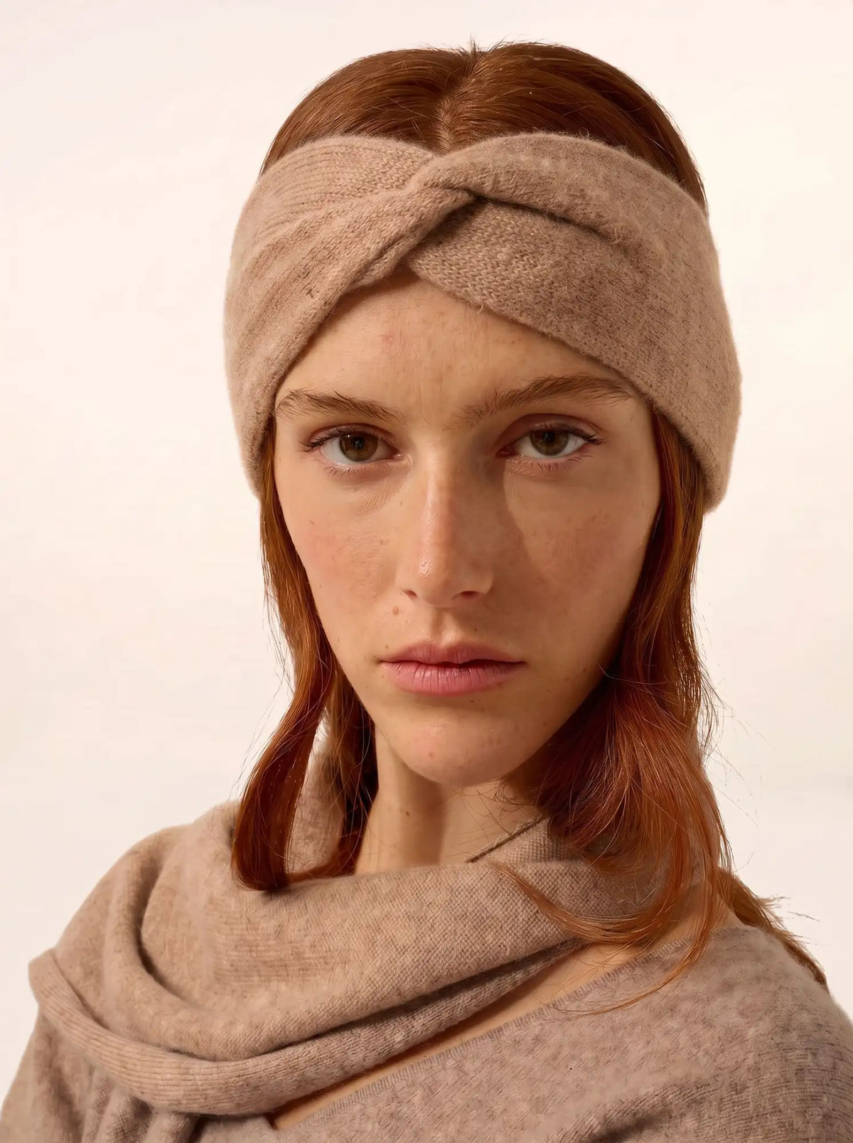NAMAD bandeau 4 fils camel chiné