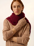BALE fingerlose handschuhe 6-fädig camel meliert