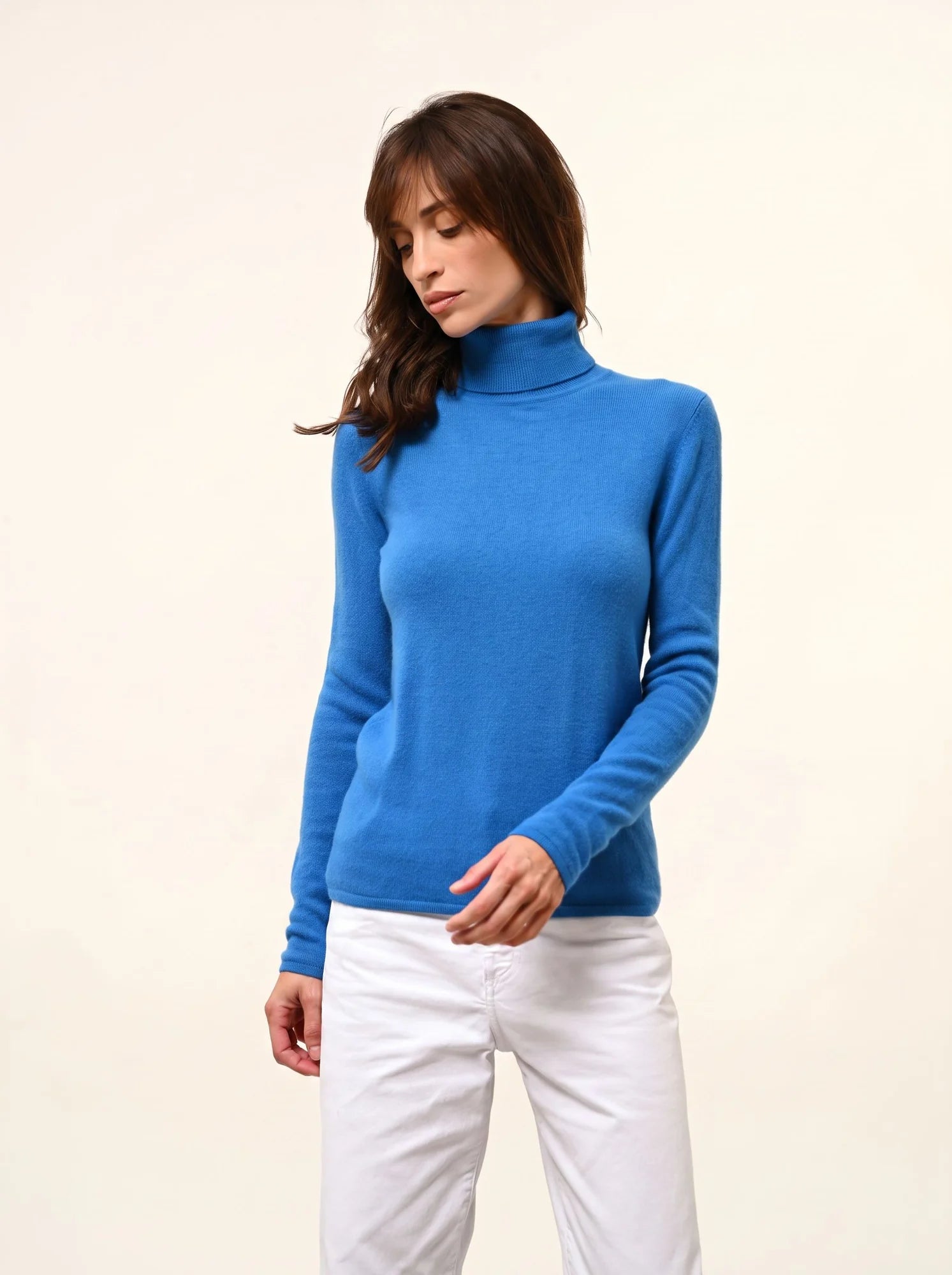 AVA pullover rollkragen azur