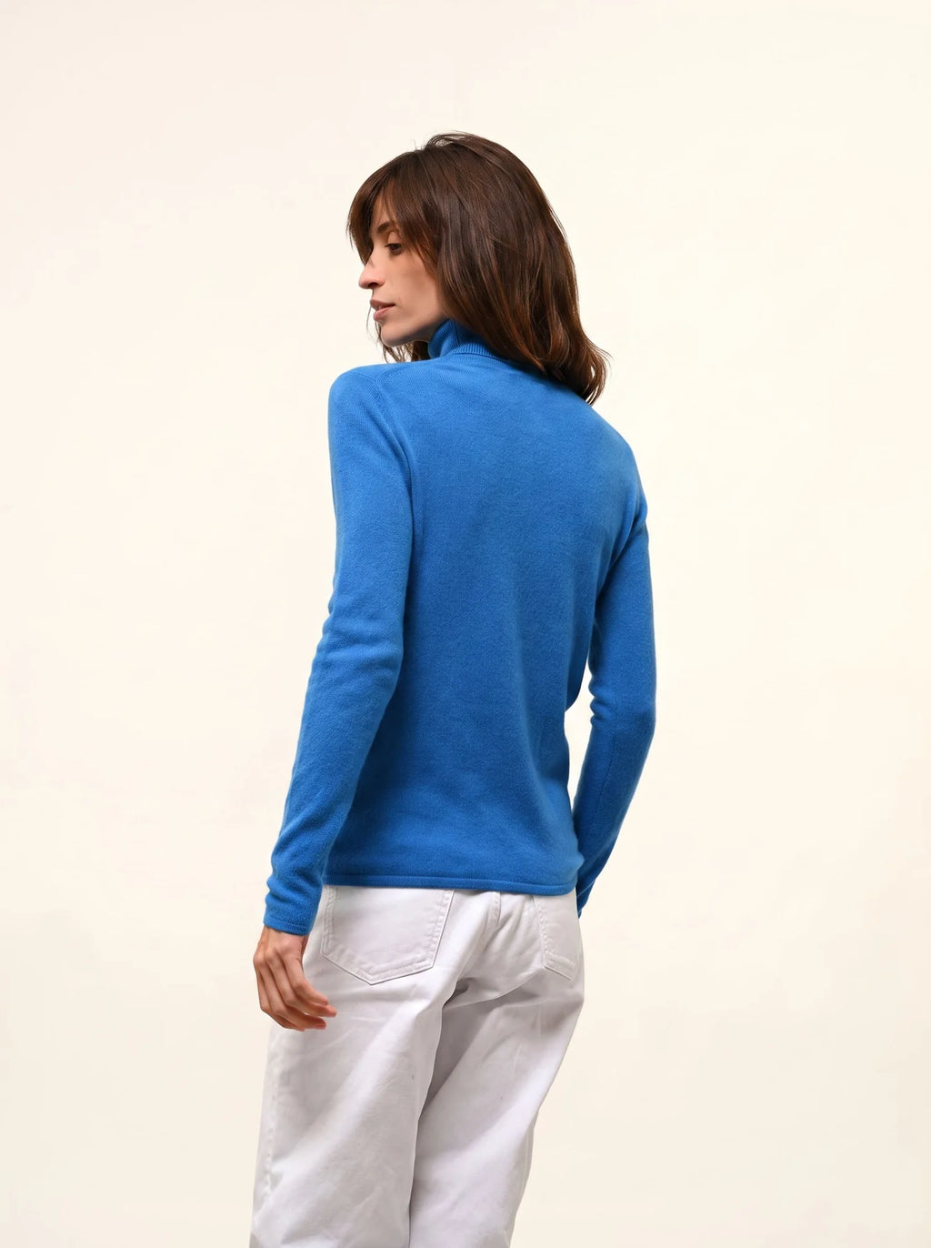 AVA pullover rollkragen azur