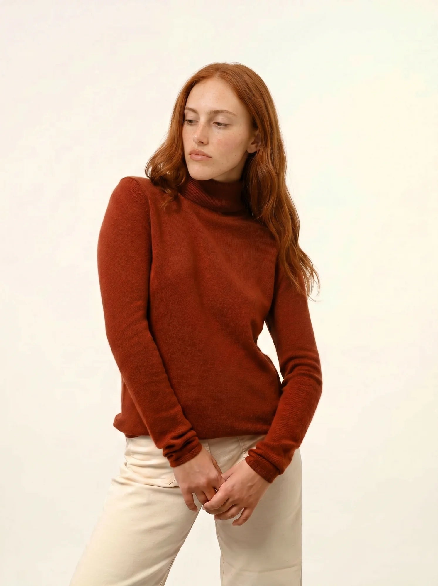 AVA pullover rollkragen écureuil