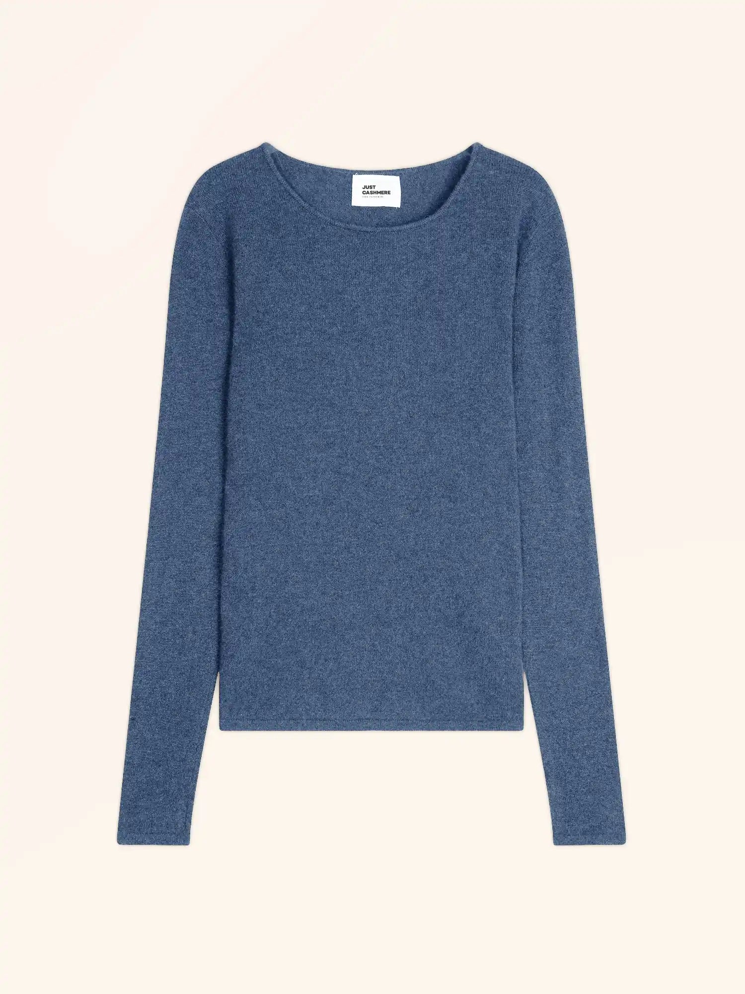 VIVIAN pullover rundhalsausschnitt blau denim