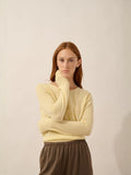 VIVIAN pullover rundhalsausschnitt limonade