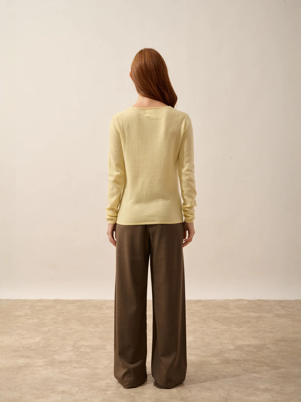 VIVIAN pullover rundhalsausschnitt limonade