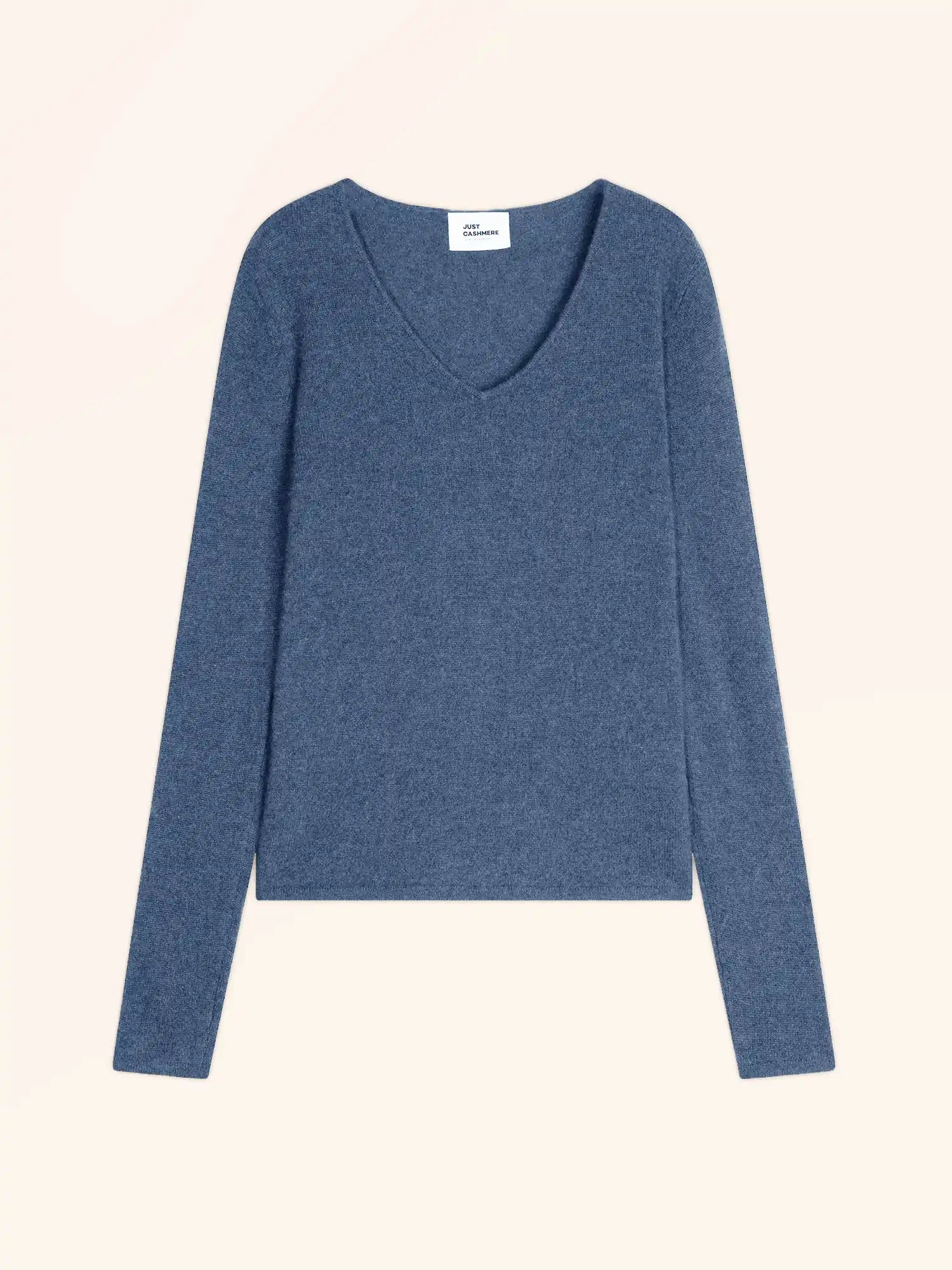 JOAN pullover v-ausschnitt blau denim