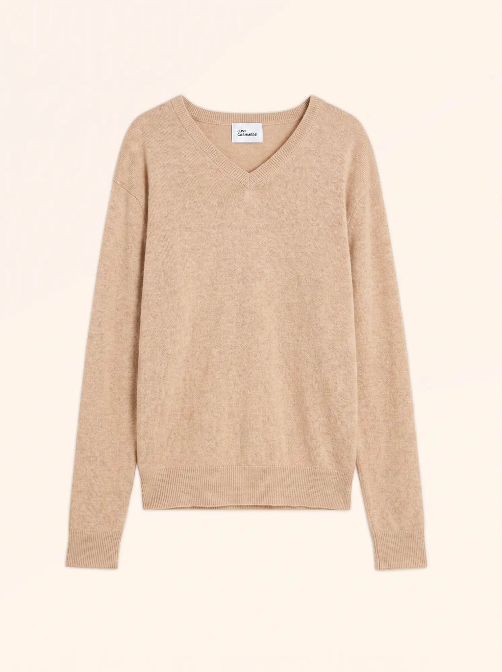 WALT pullover v-ausschnitt sand
