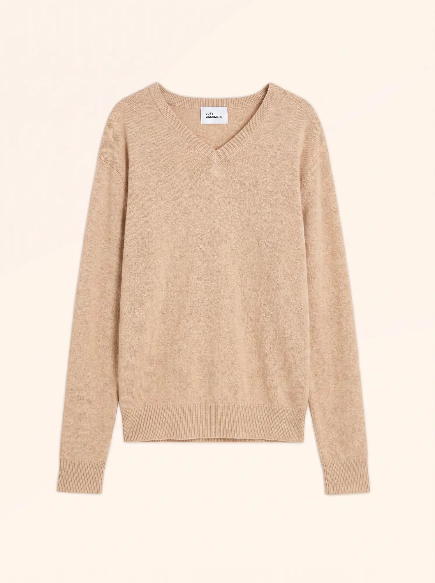 WALT pullover v-ausschnitt sand