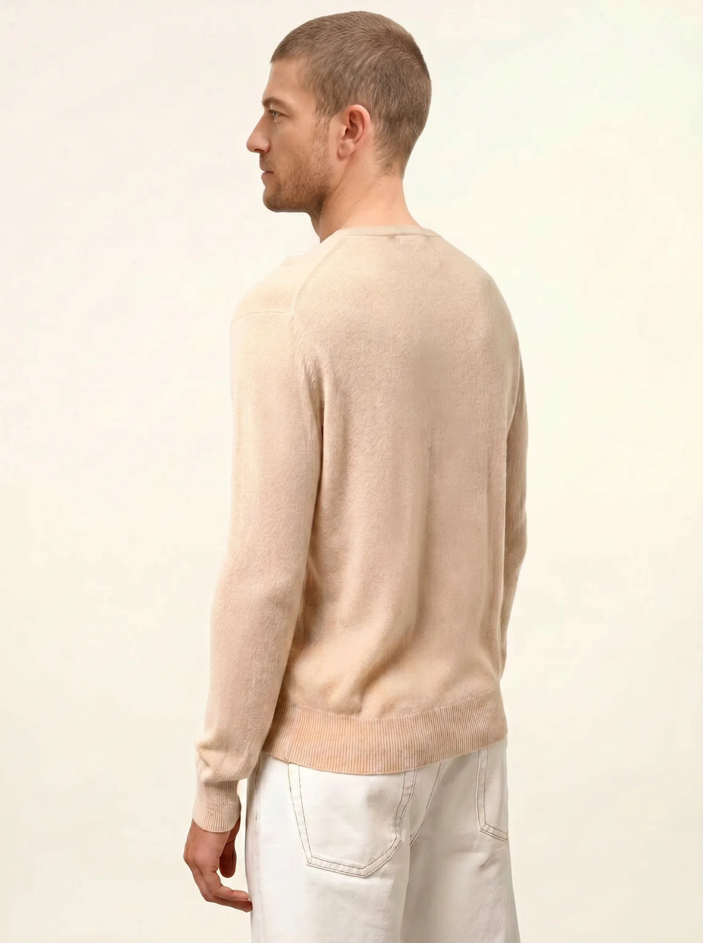 HOWARD pull col rond sable