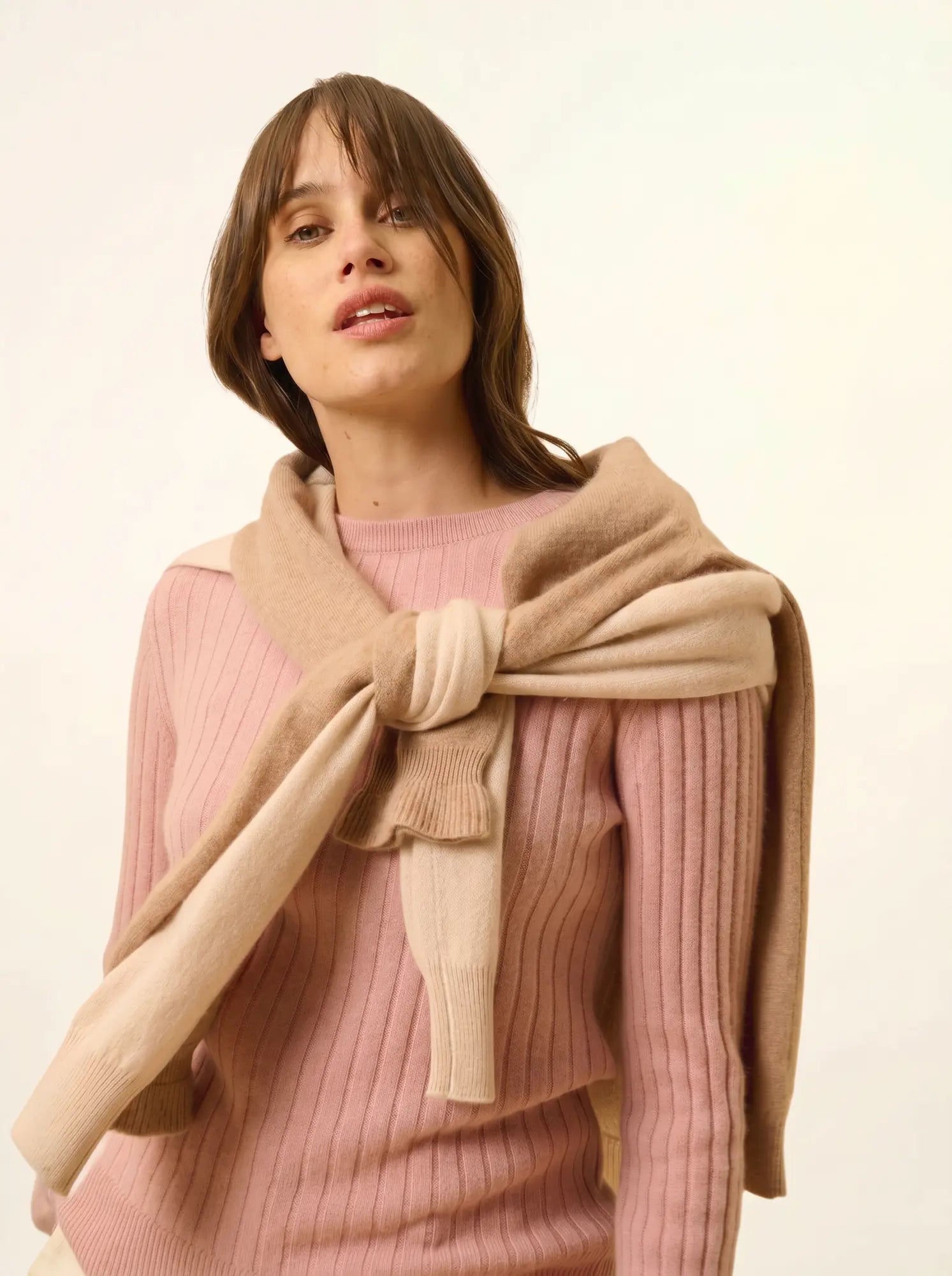 AVANA pullover rundhalsausschnitt bois de rosa