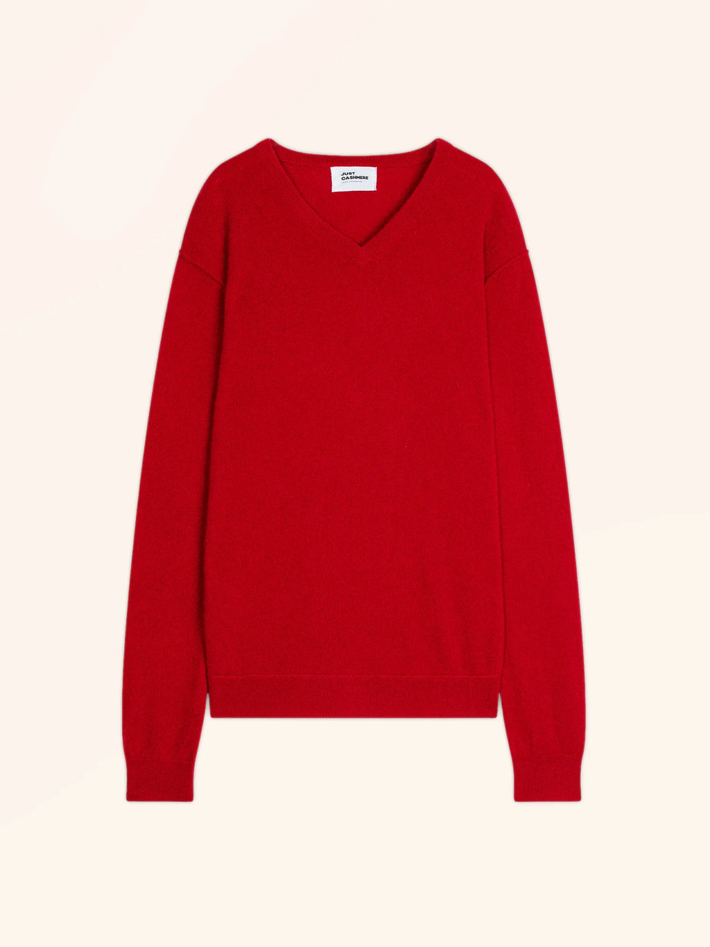 TOM pull col V rouge
