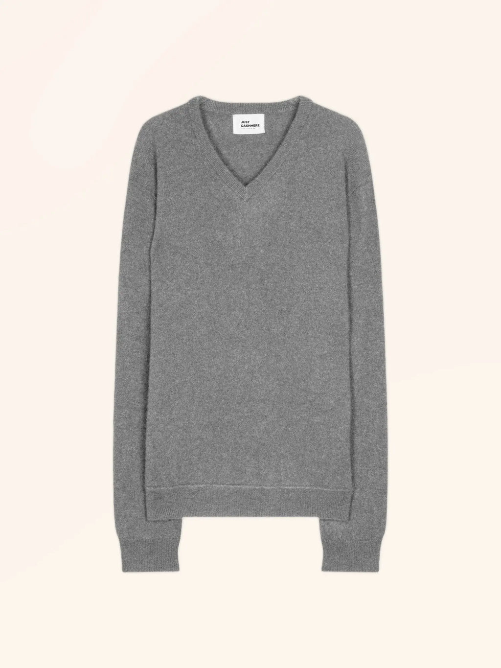 TOM pullover v-ausschnitt flanelle meliert