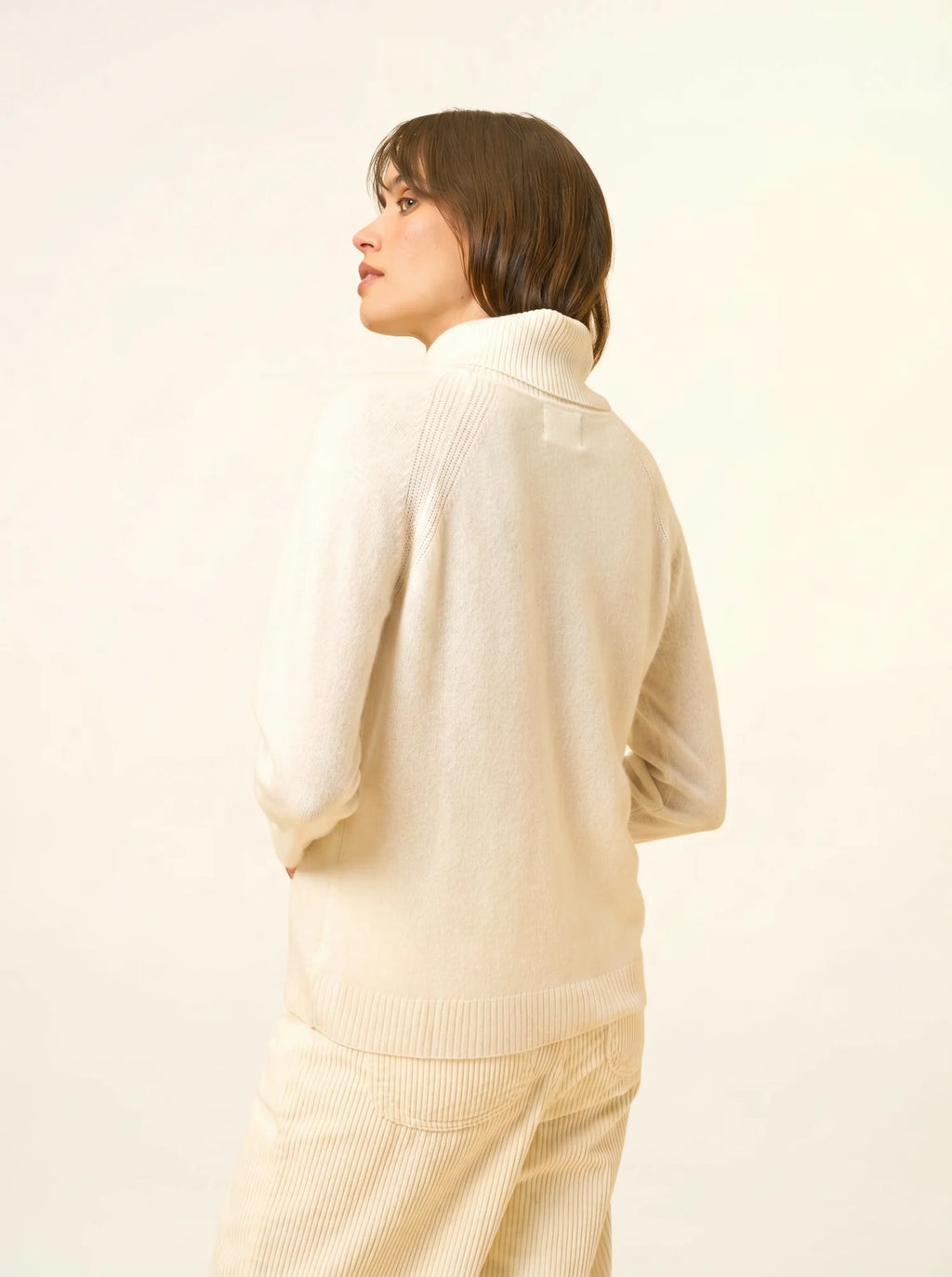 LILLY pullover rollkragen elfenbein