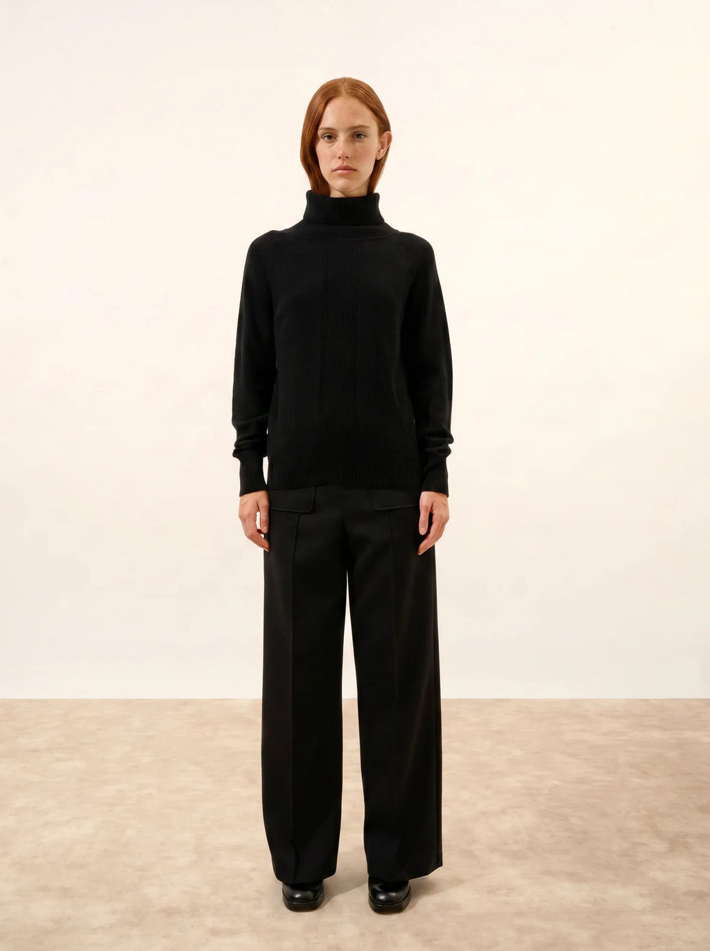 LILLY pullover rollkragen schwarz
