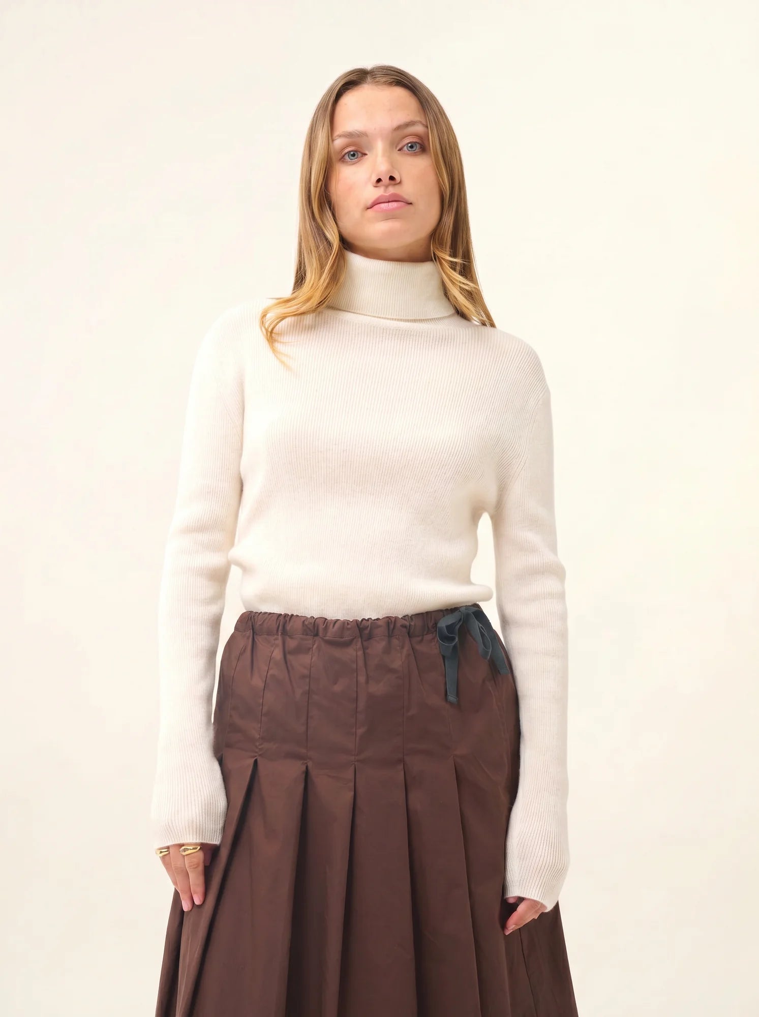 LANAIS pull col roulé neige