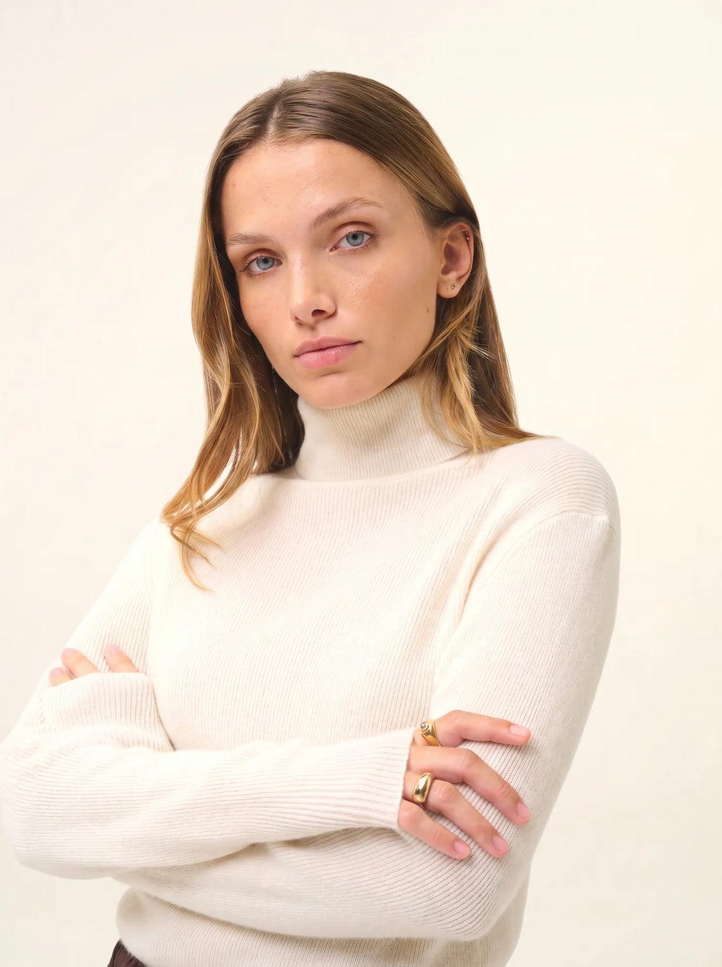 LANAIS pull col roulé neige