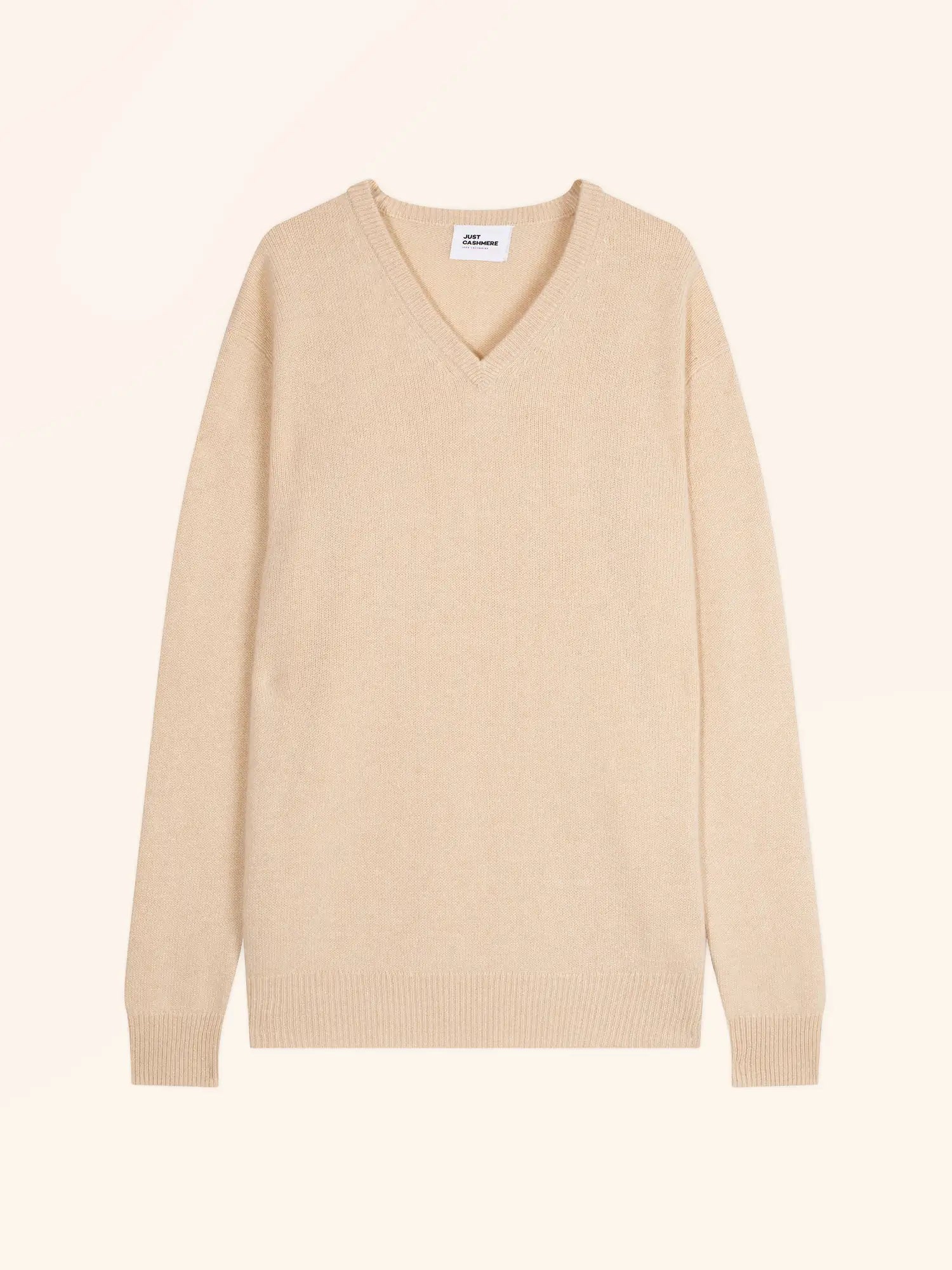 NATHAN pull col V 4 fils sable