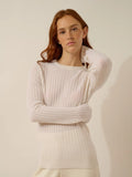 AVANA pullover rundhalsausschnitt schnee