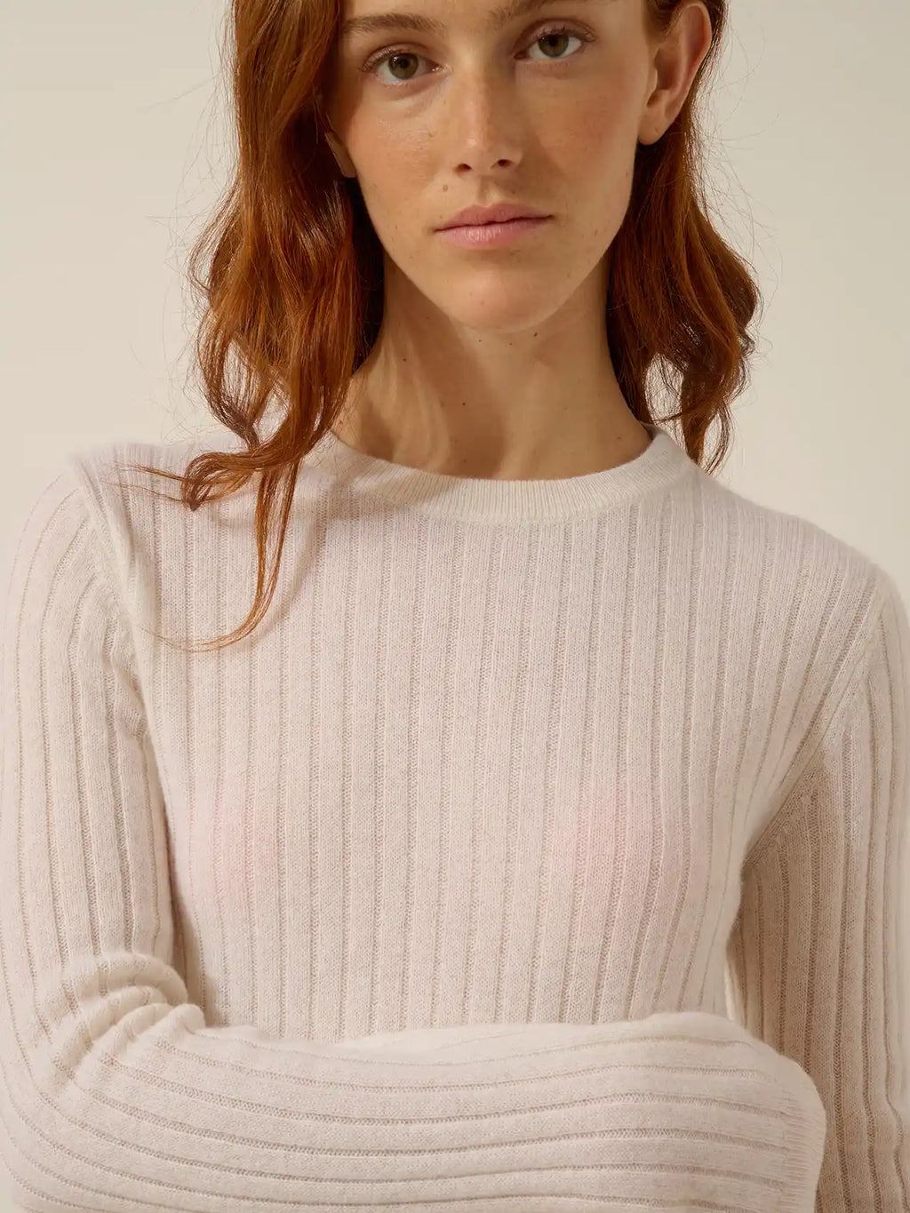 AVANA pullover rundhalsausschnitt schnee