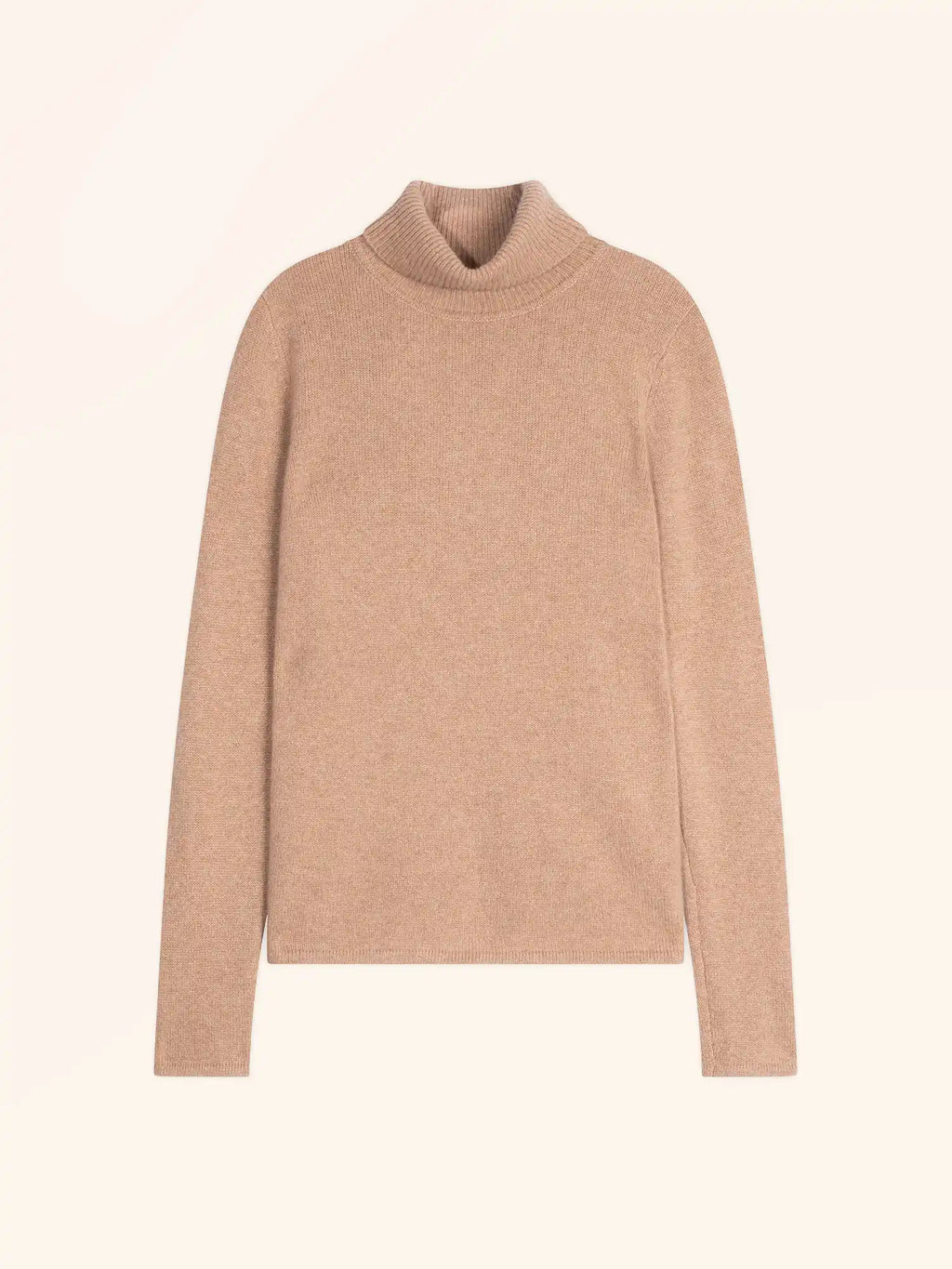 MATT pullover rollkragen 4-fädig camel meliert