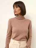 MATT pullover rollkragen 4-fädig camel meliert
