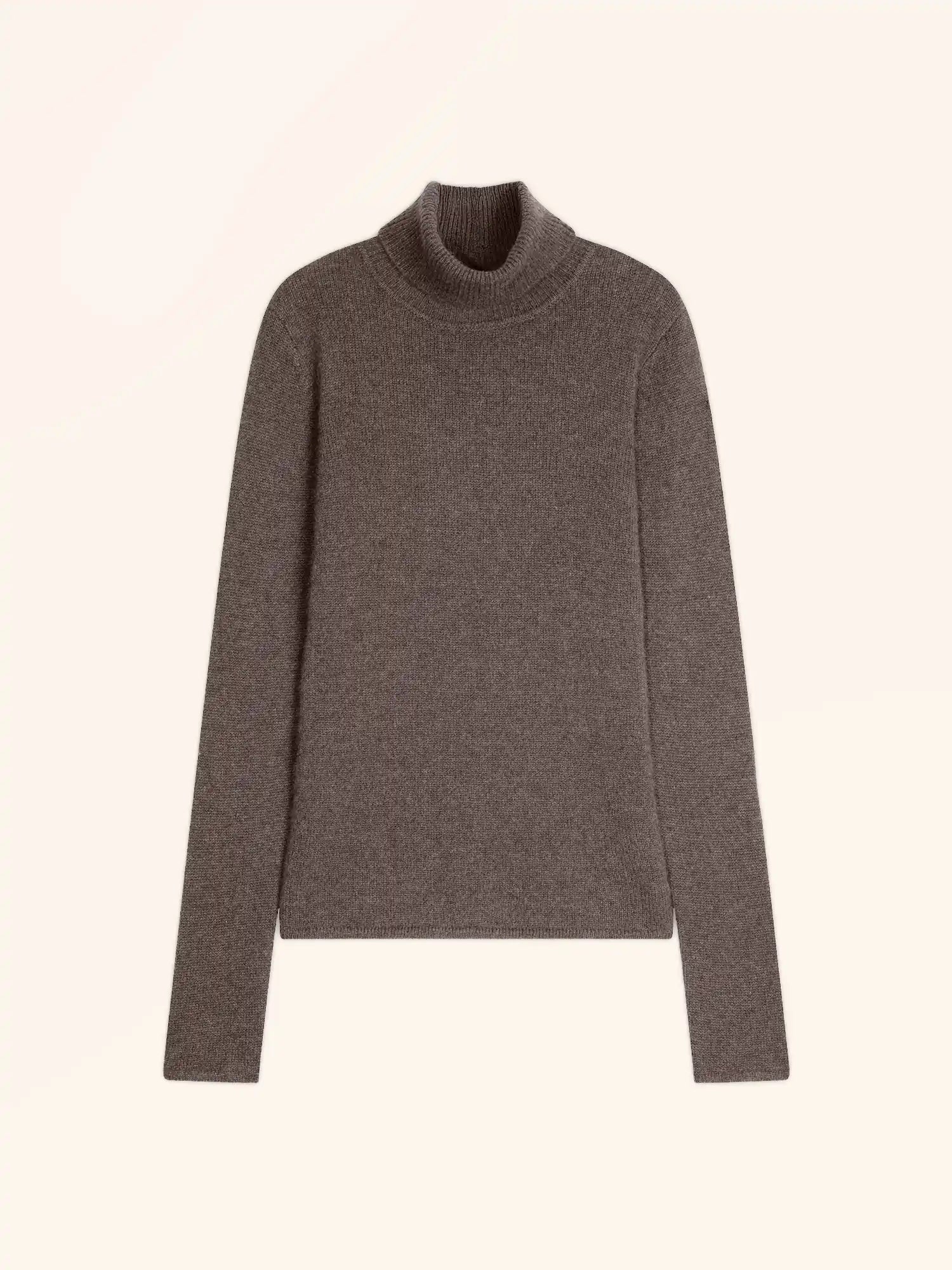 MATT pullover rollkragen 4-fädig taupe meliert
