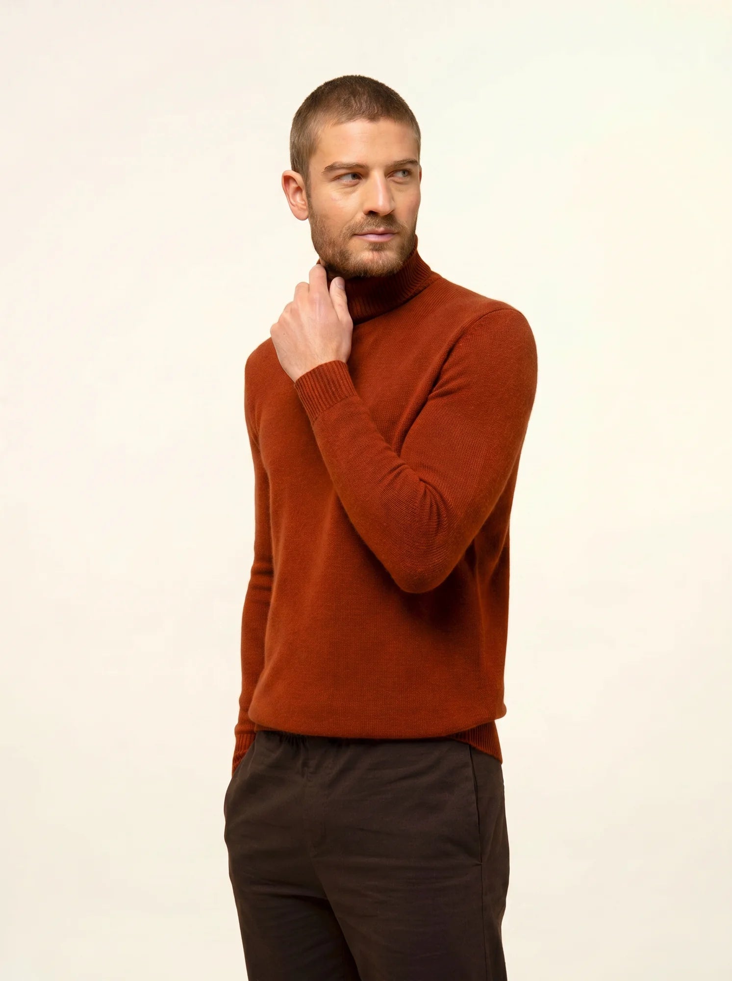 SACHA pullover rollkragen 4-fädig écureuil