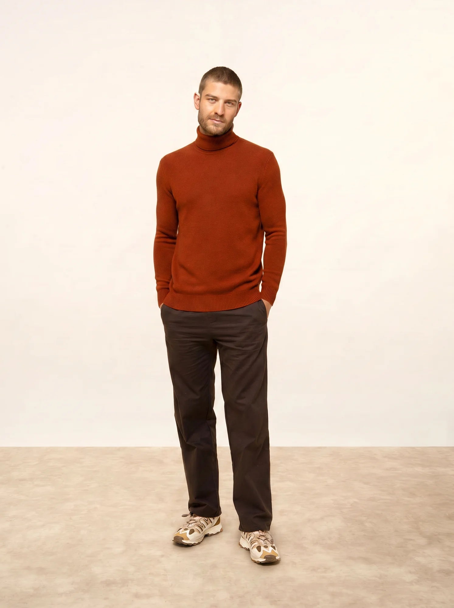 SACHA pullover rollkragen 4-fädig écureuil