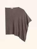 SALLY Poncho 4 Ply Heather Taupe