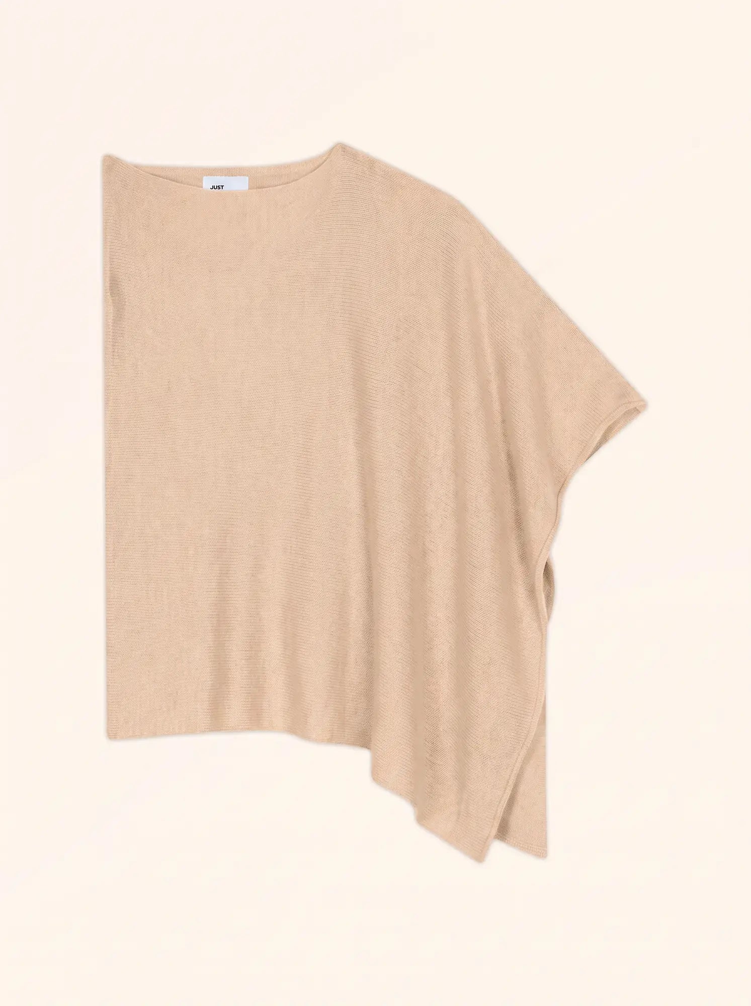 SALLY poncho 4 fils sable