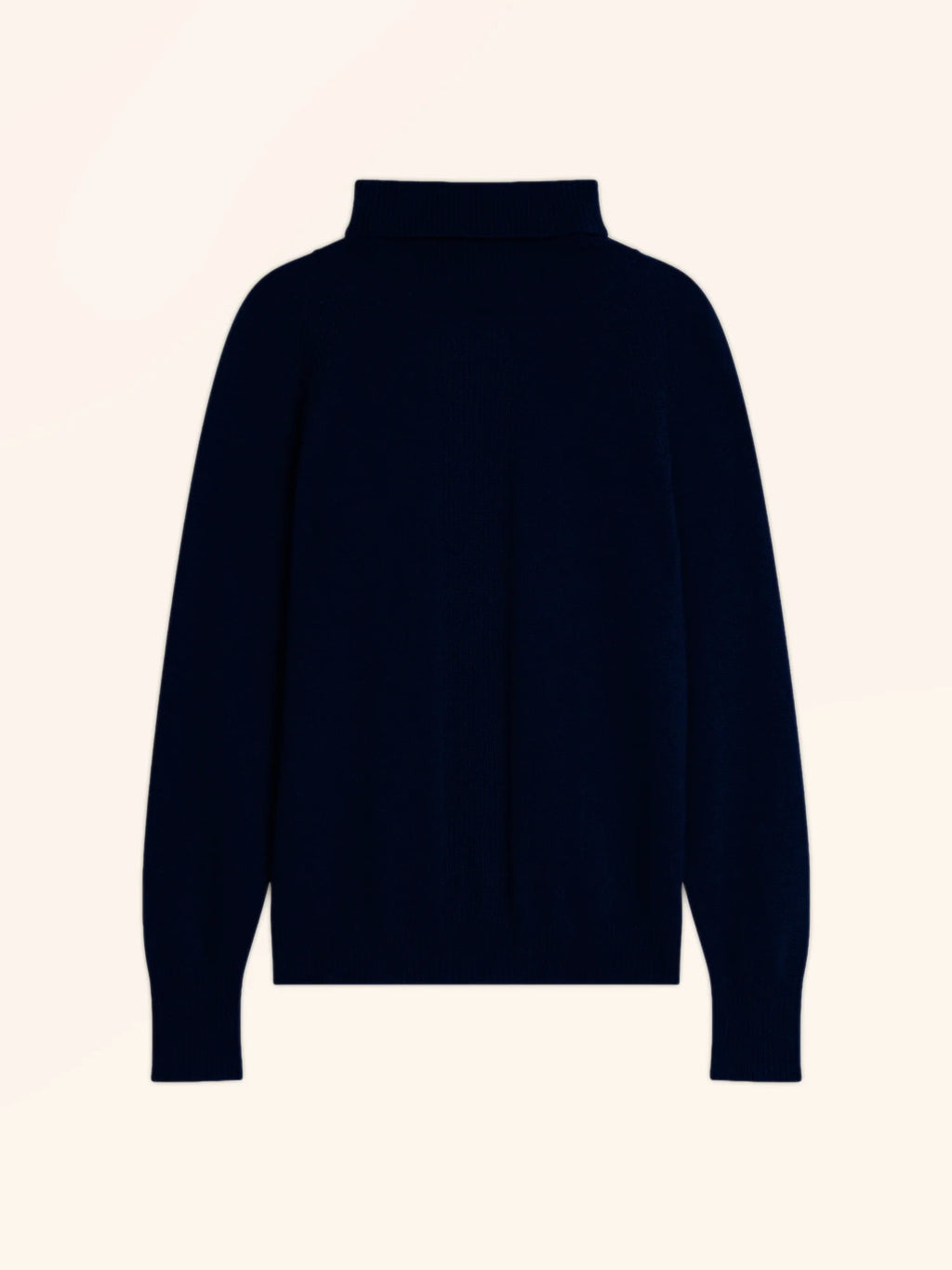 LILLY pull col roulé bleu marine