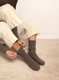 DAYAYA socks 4 ply heather taupe