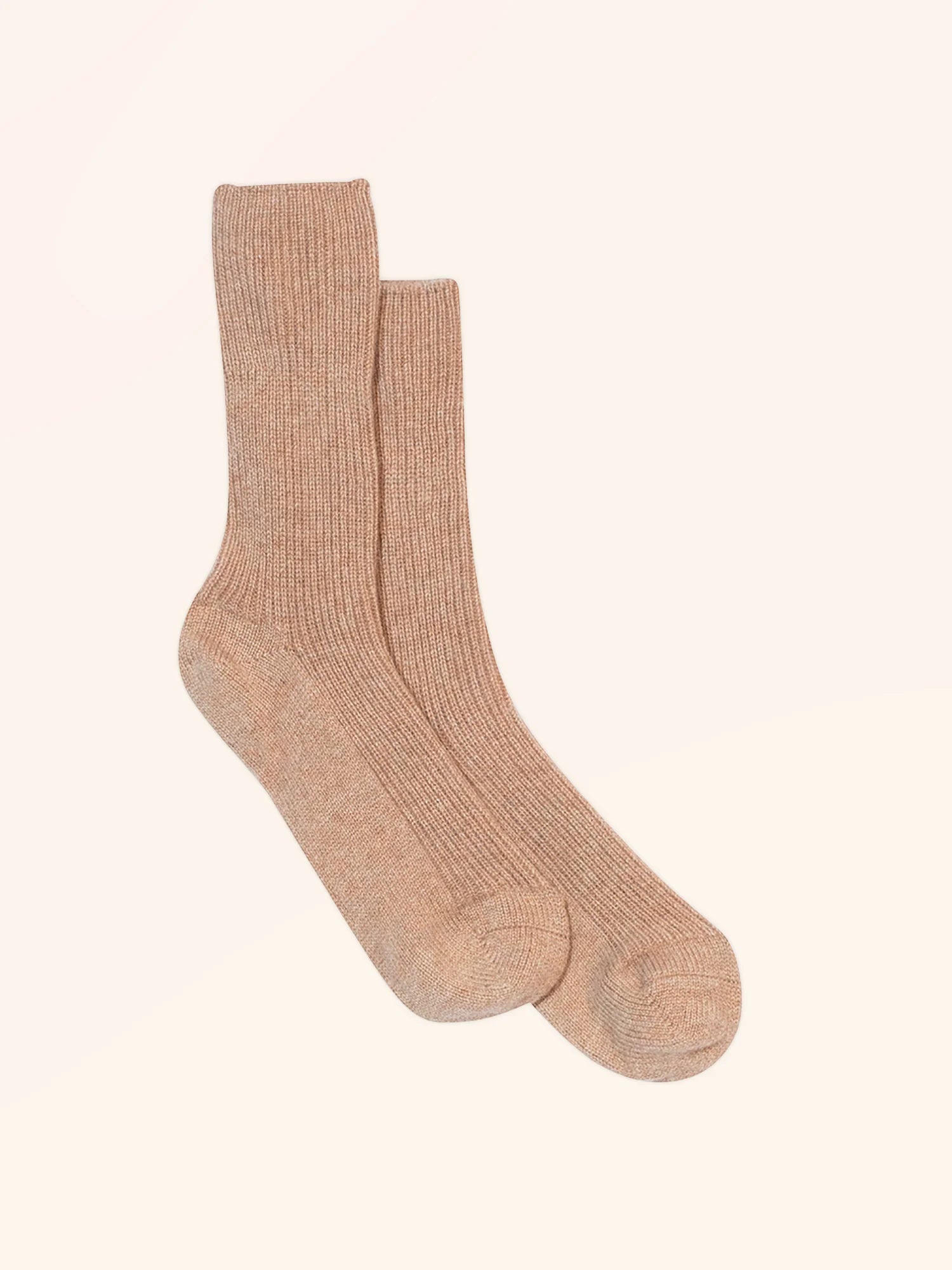 DAYAYA chaussettes 4 fils camel chiné