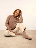 DAYAYA socken 4-fädig camel meliert