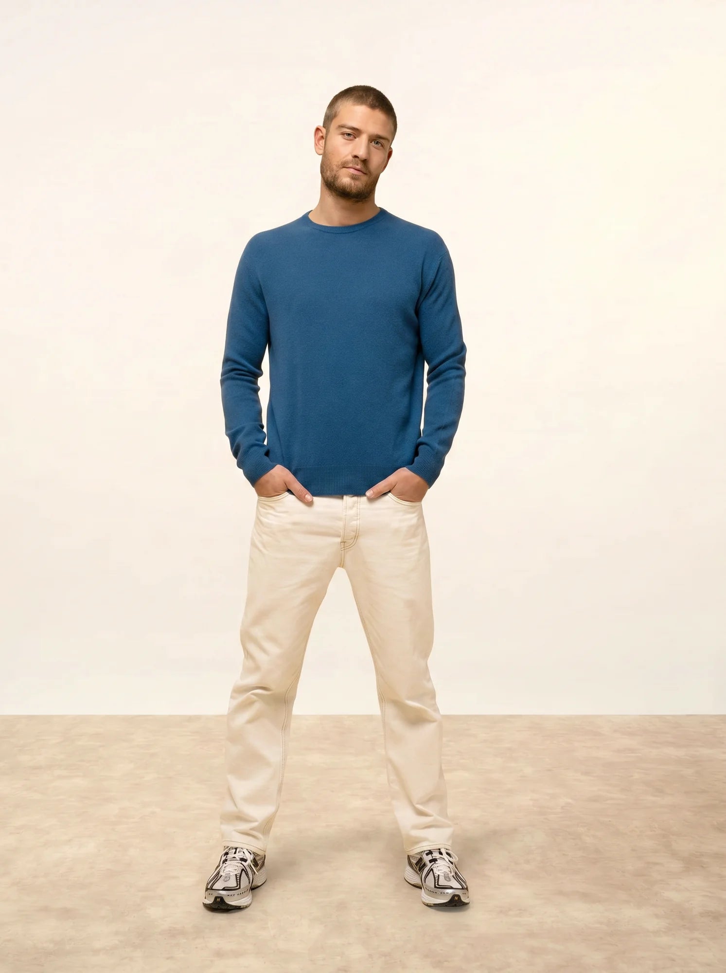 HOWARD pullover rundhalsausschnitt paon