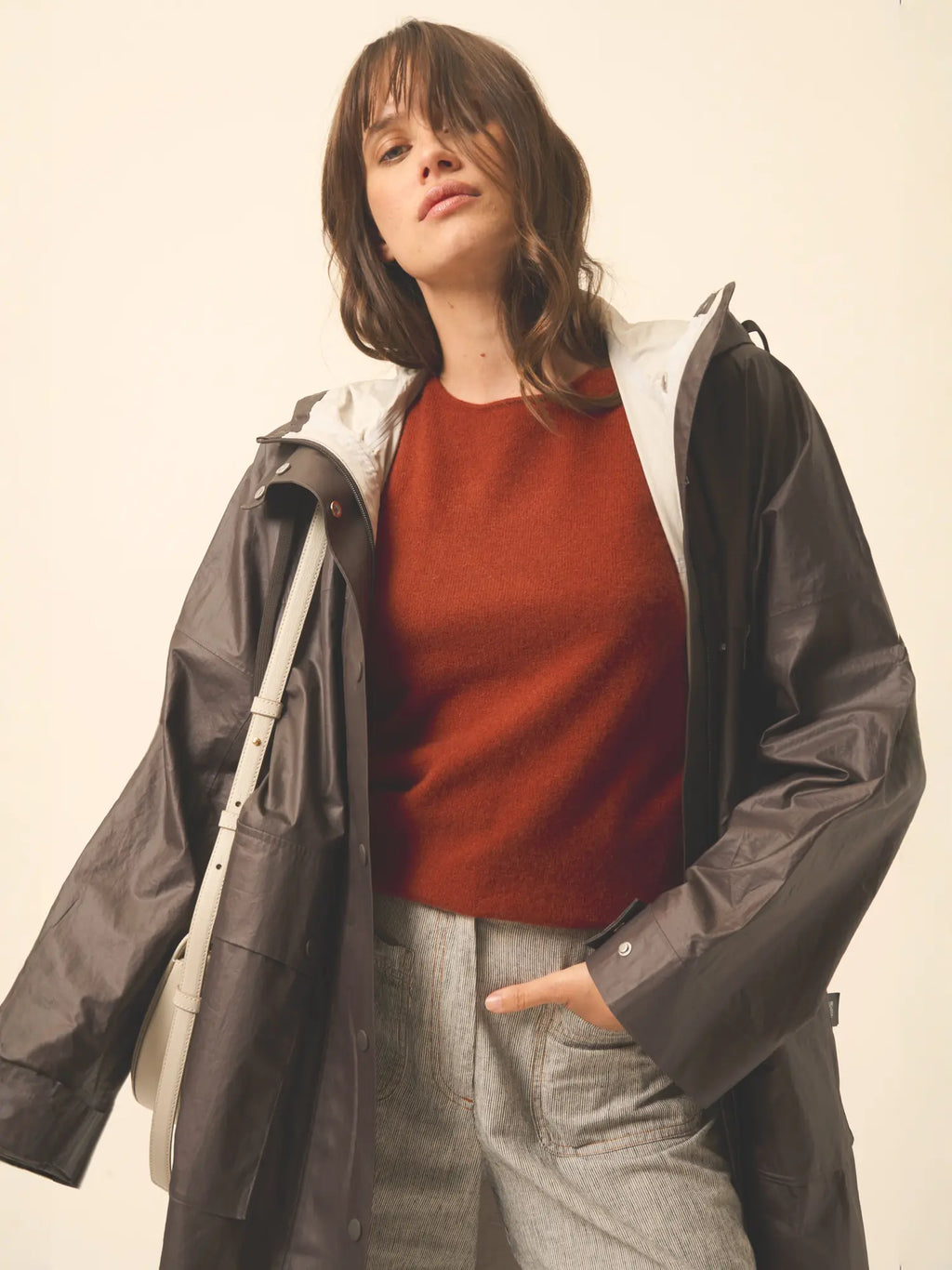 VIVIAN pullover rundhalsausschnitt écureuil