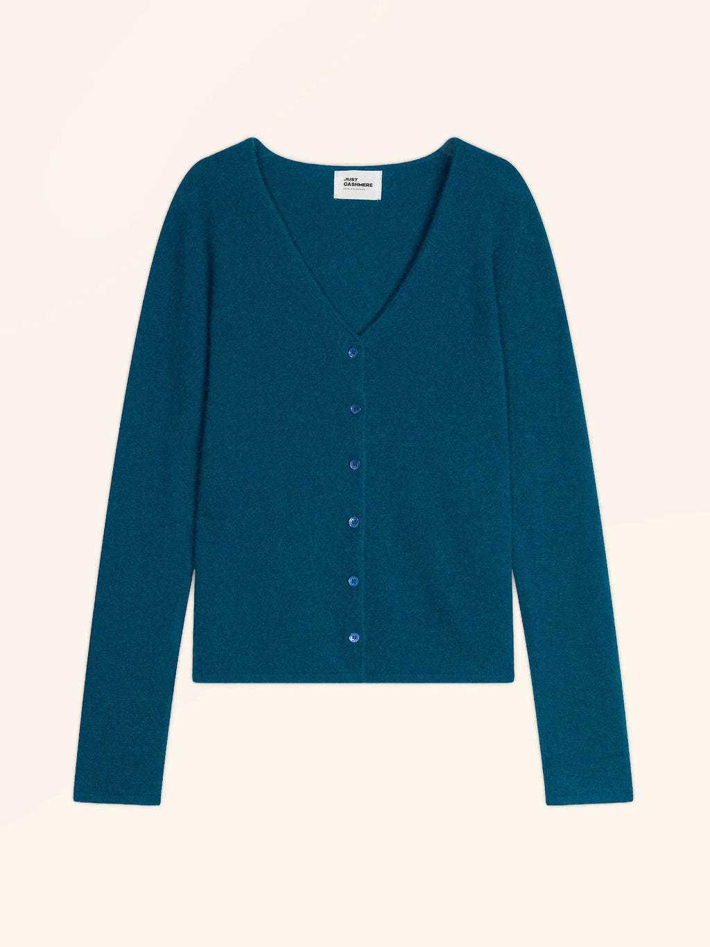 NORMA strickjacke v-ausschnitt paon