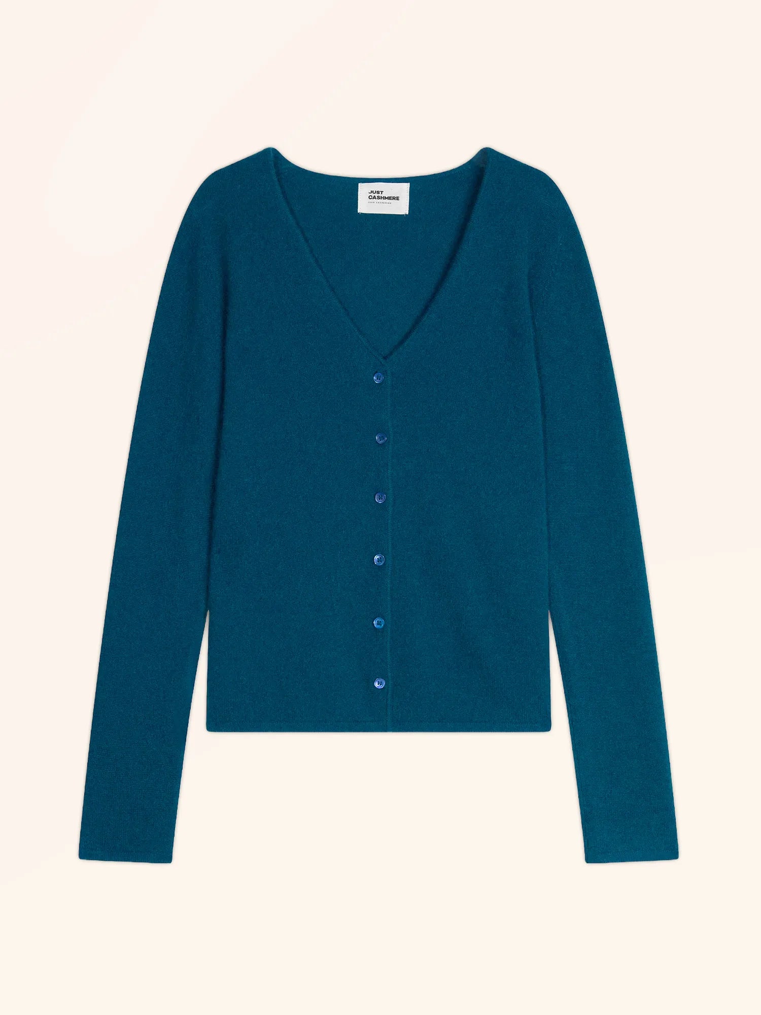 NORMA strickjacke v-ausschnitt paon