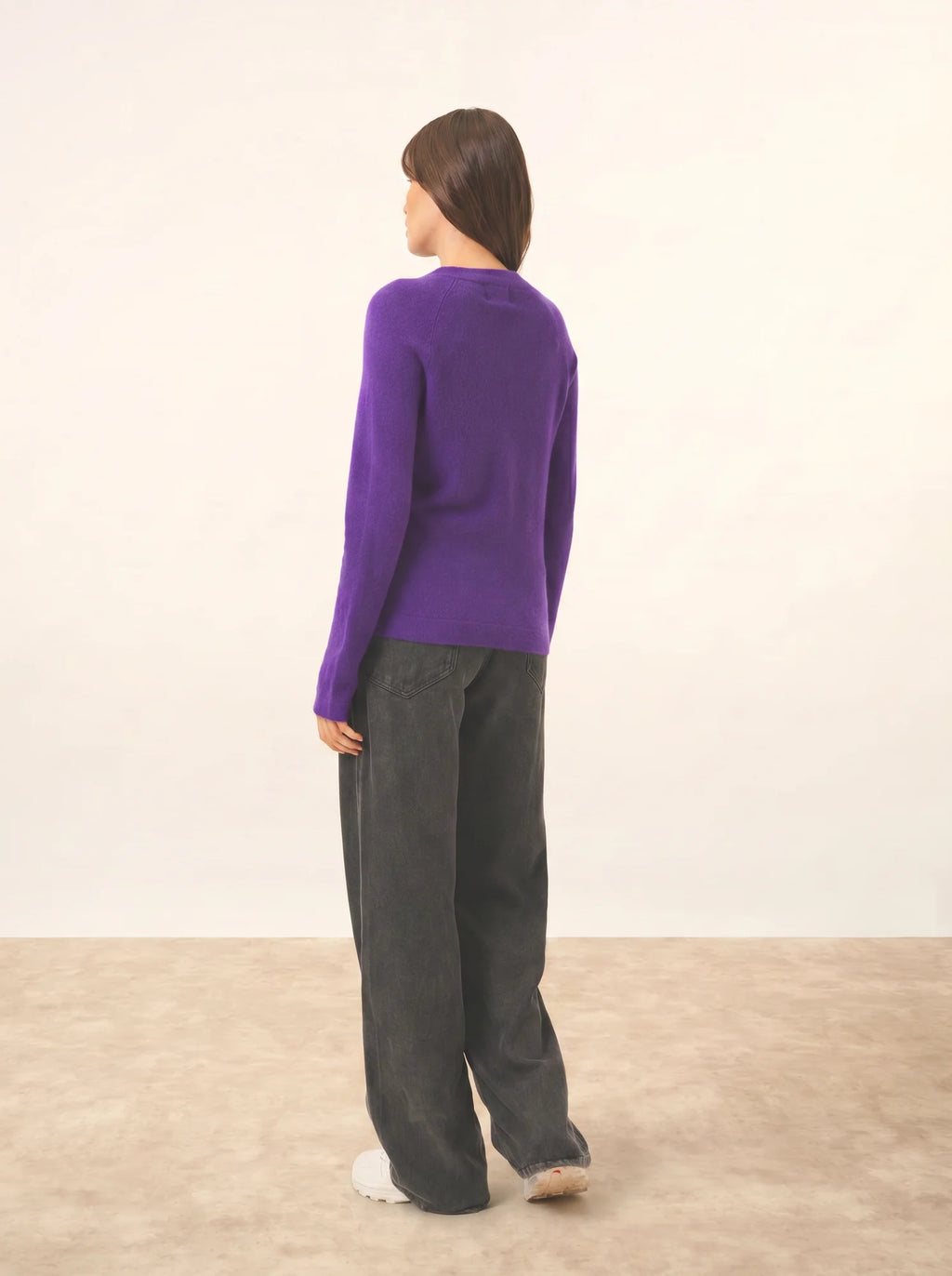 JANE pullover rundhalsausschnitt violette