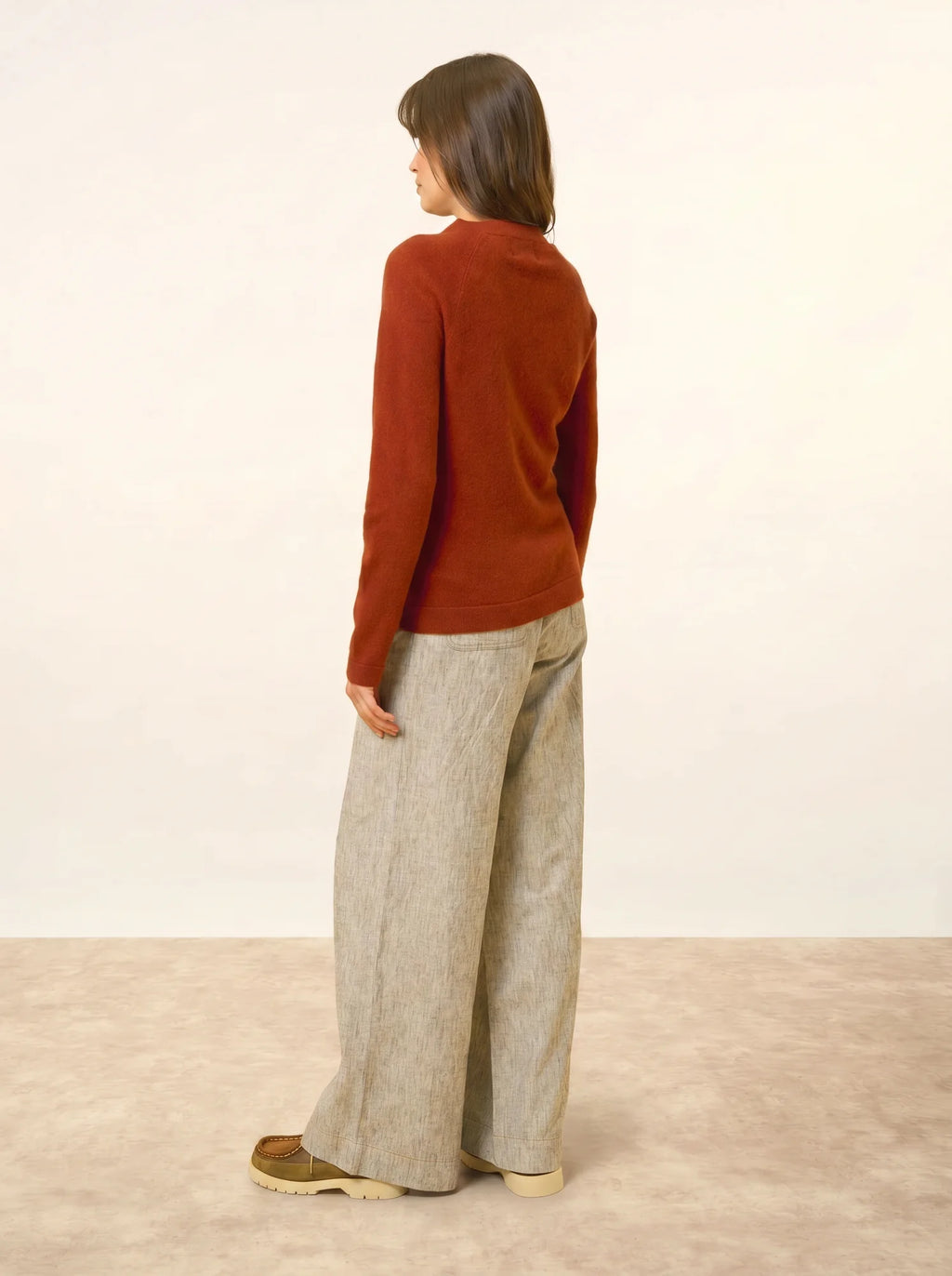 JANE pullover rundhalsausschnitt écureuil