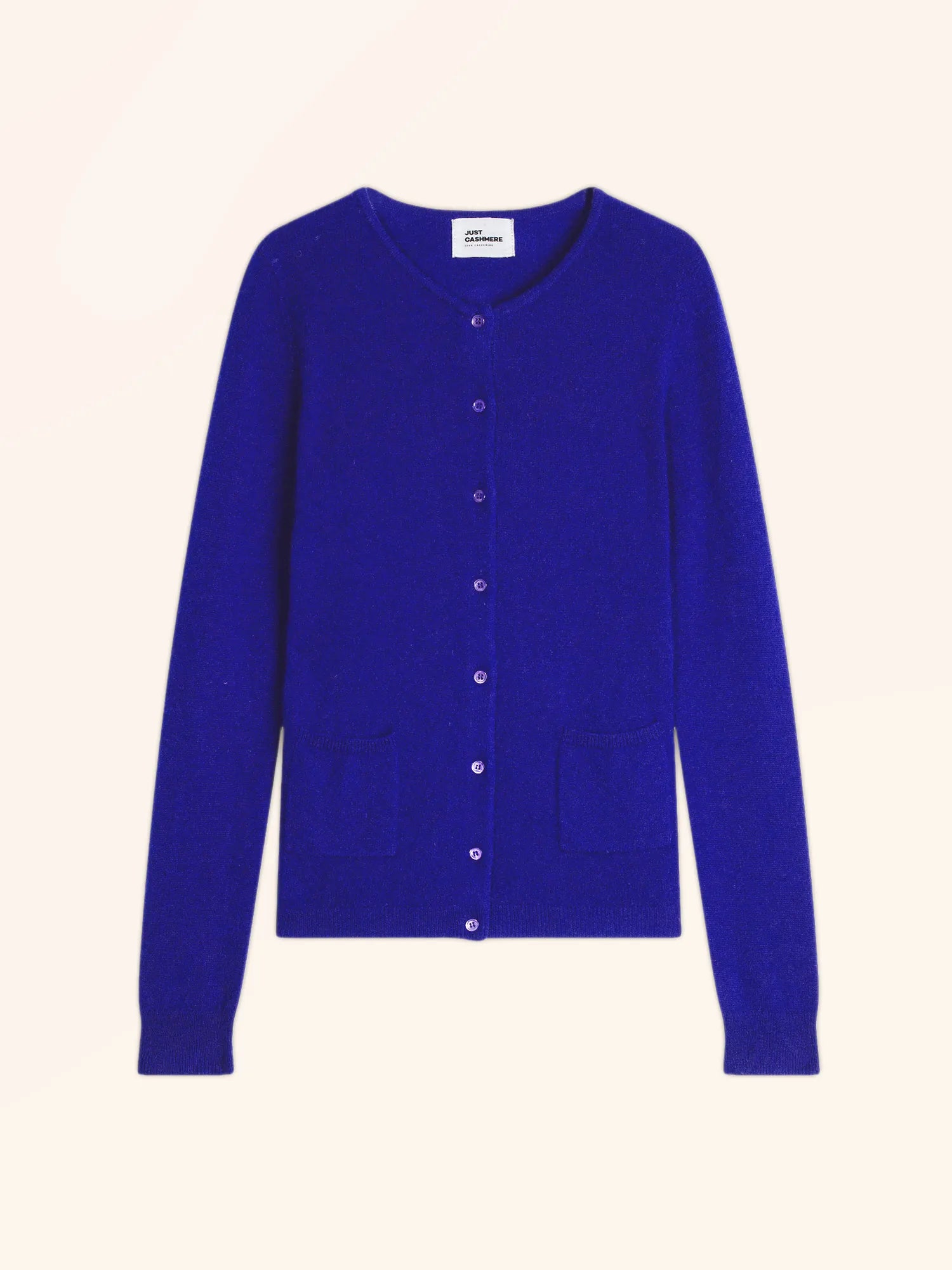 KATHARINE strickjacke rundhalsausschnitt indigo