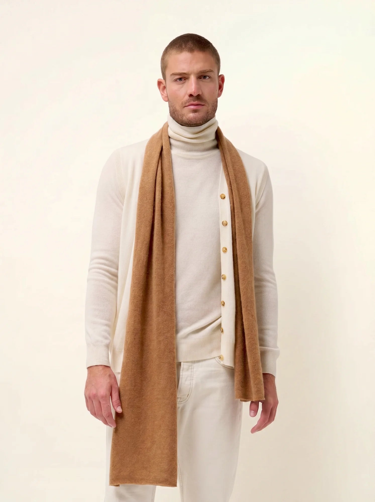 SPENCER schal noisette