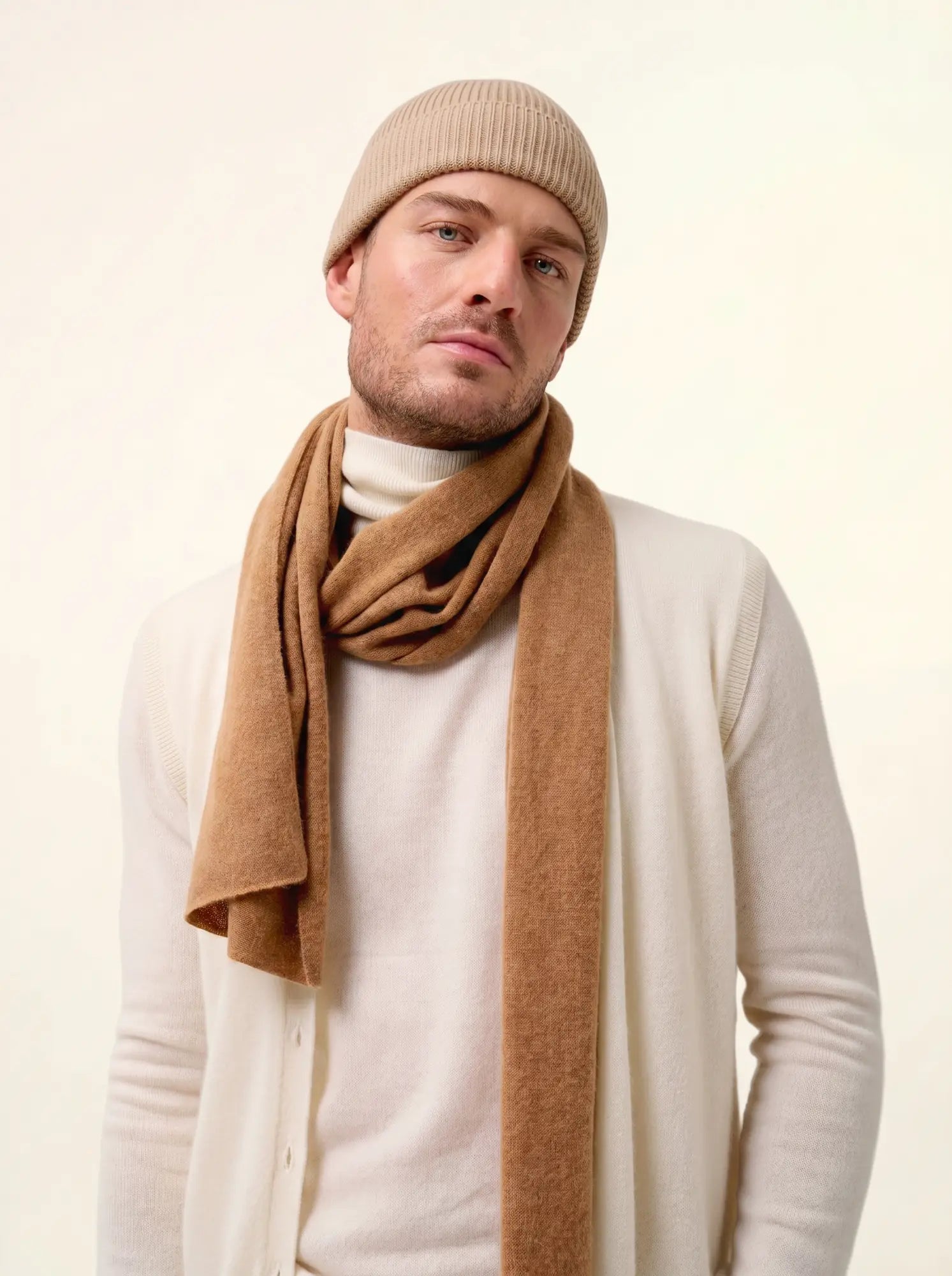 SPENCER schal noisette