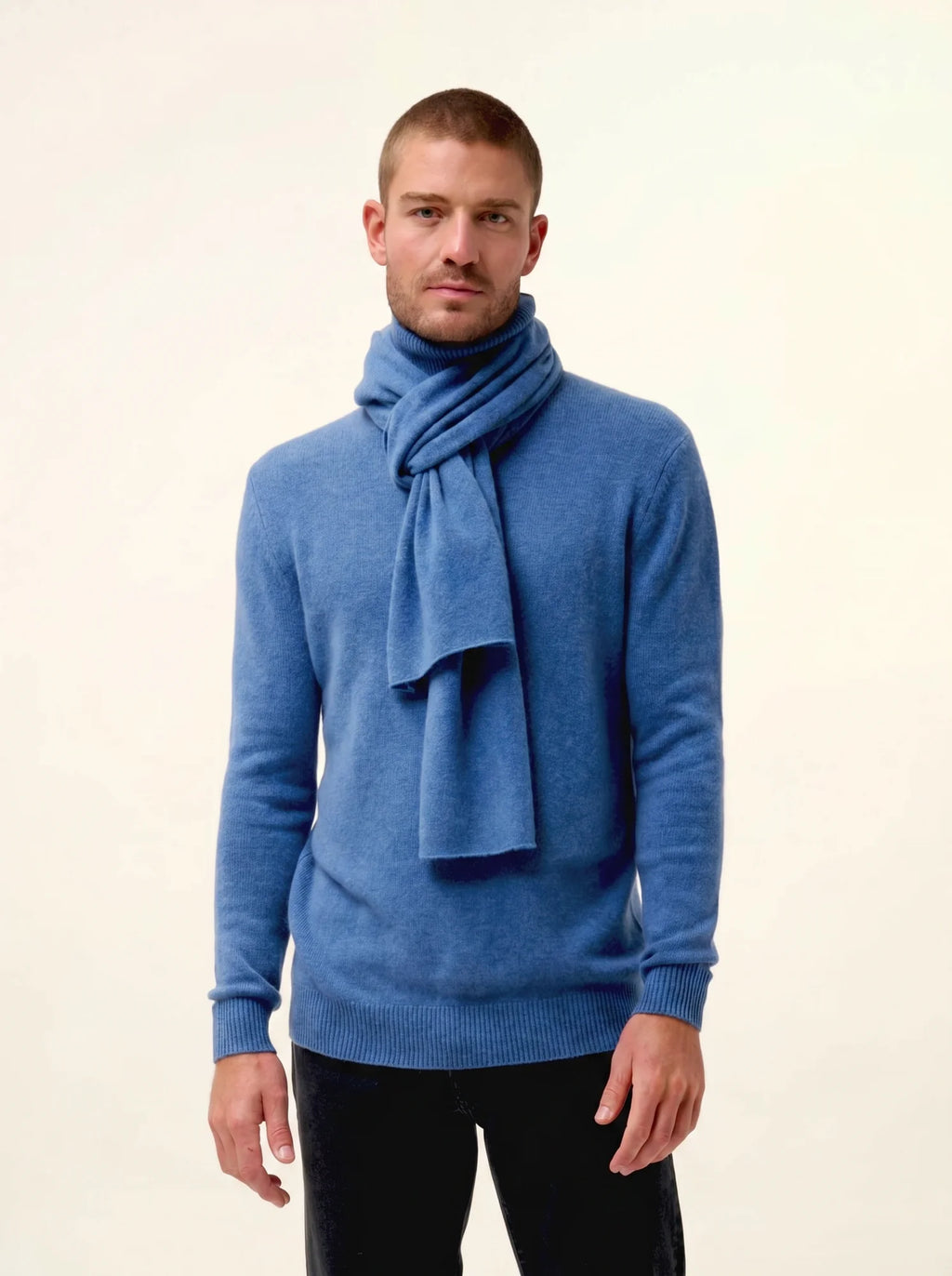 SPENCER schal blau denim