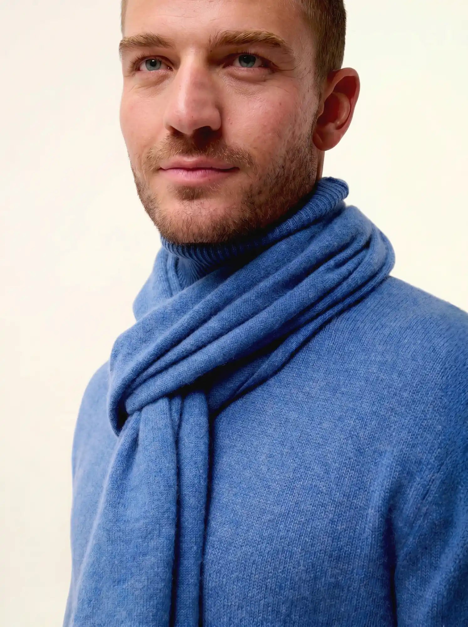 SPENCER schal blau denim